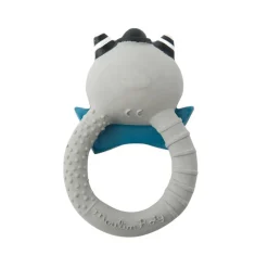 Anneau de dentition chat gris Les Moustaches - Moulin Roty