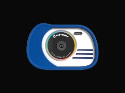 Appareil photo et vidéo enfant waterproof bleu Kidywolf