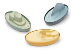 3 bateaux de bain bleus Deborah - Liewood