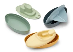 3 bateaux de bain bleus Deborah - Liewood