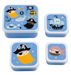 4 boites à gouter gigognes Pirates - A Little Lovely Company