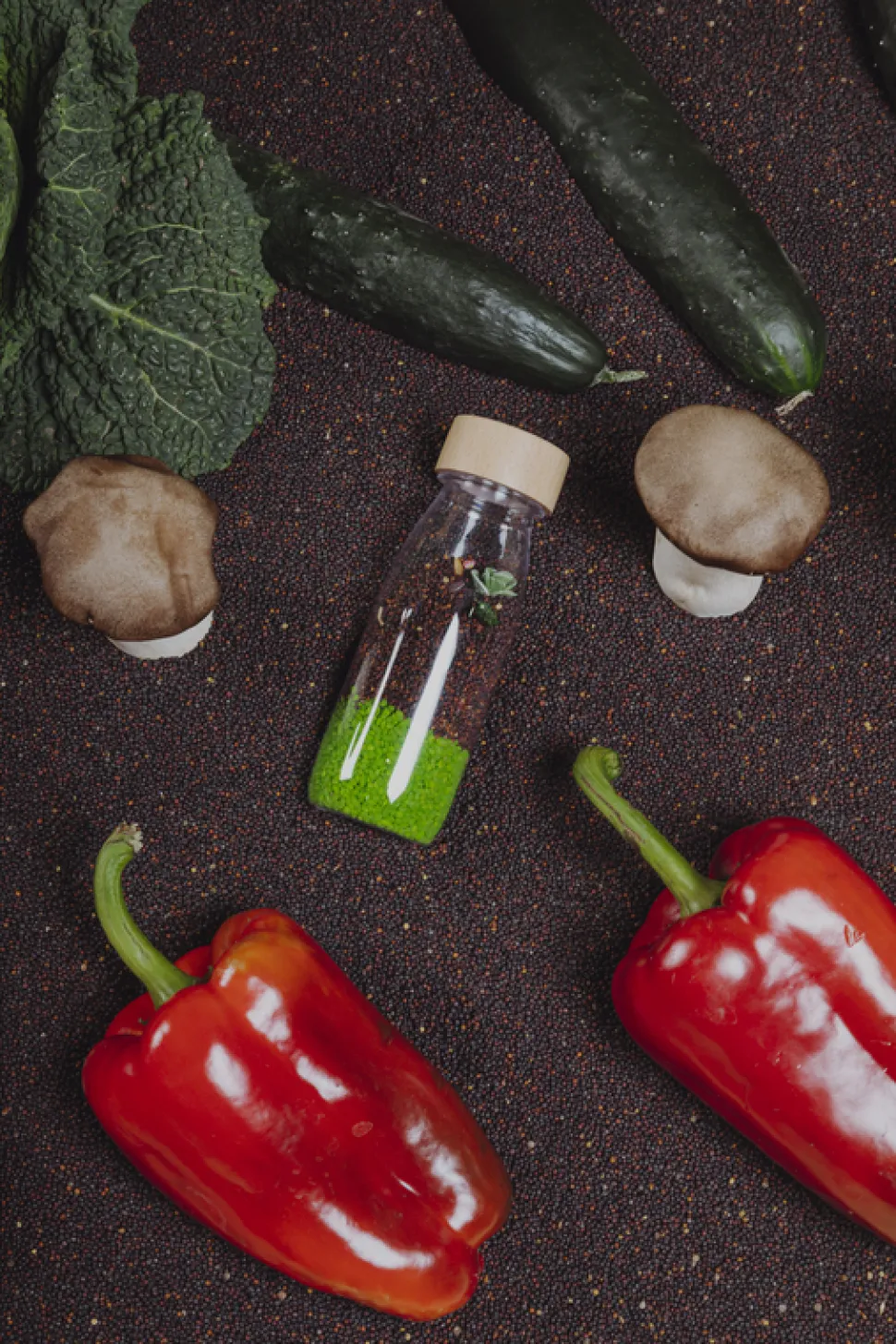 Bouteille sensorielle Veggies - Petit Boum