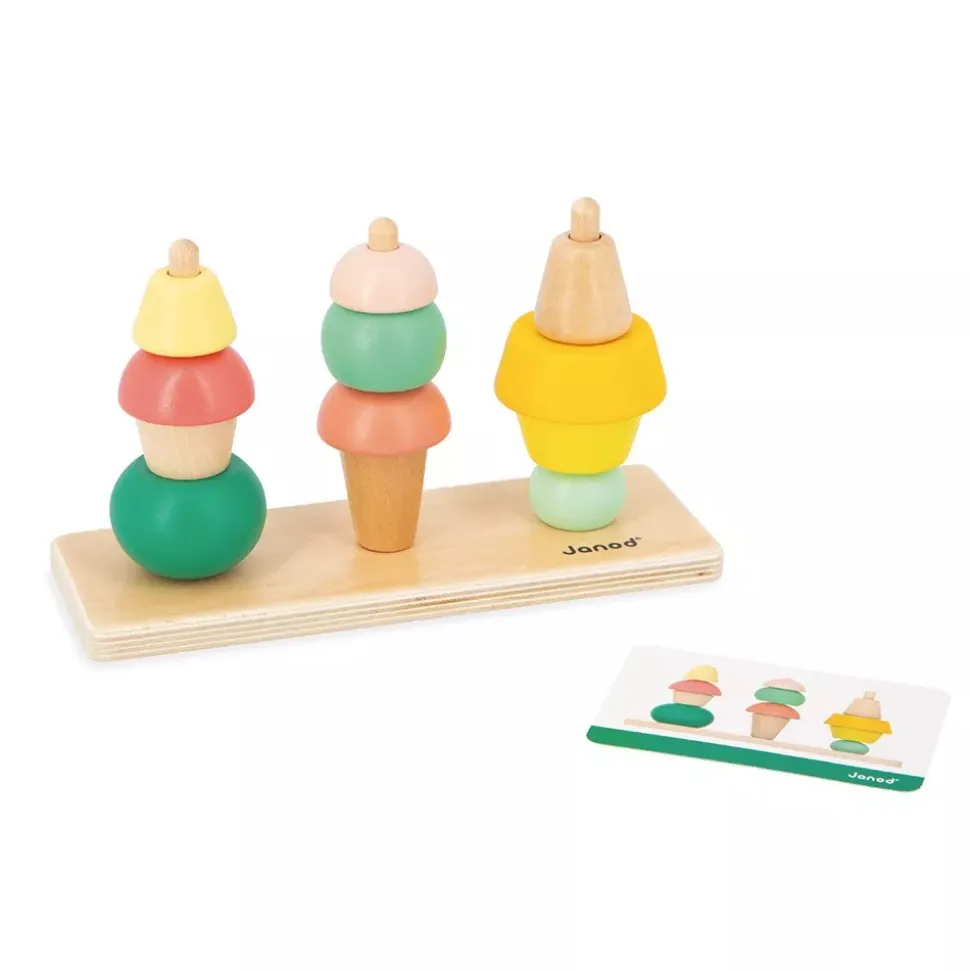 Box 4 jouets en bois 36 mois - Janod