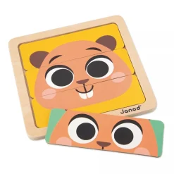 Box 4 jouets en bois 36 mois - Janod