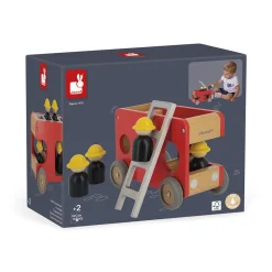Camion de pompiers en bois Bolid - Janod