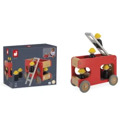 Camion de pompiers en bois Bolid - Janod