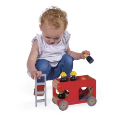 Camion de pompiers en bois Bolid - Janod
