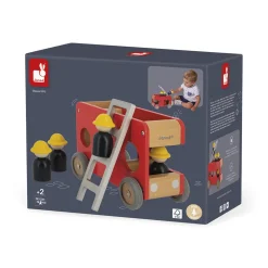 Camion de pompiers en bois Bolid - Janod