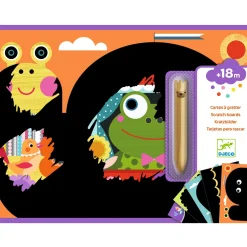 Cartes à gratter pour les petits C'est rigolo à découvrir - Djeco