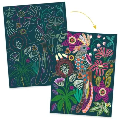 4 cartes à gratter Rococo - Djeco