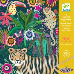 4 cartes à gratter Rococo - Djeco