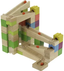 Circuit de billes en bois 68 pièces Jeujura