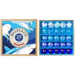 Coffret de 25 billes Requin - Billes & Co
