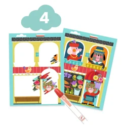 Coffret multi activités Le chat et ses amis - Djeco