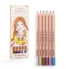 6 crayons métallisés Les Rosalies - Moulin Roty