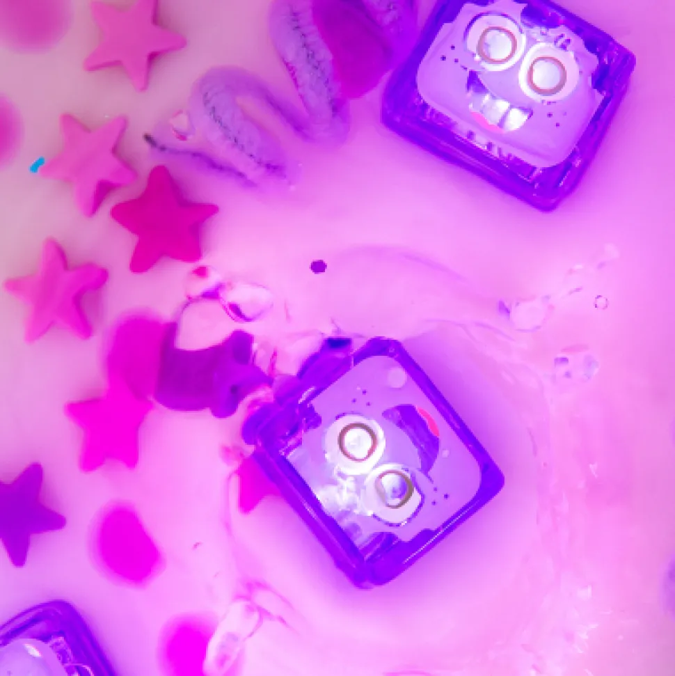 Cubes lumineux violets Lila - Glo Pals