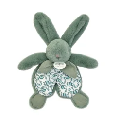 Doudou lapin vert sauge 18 cm - Doudou et compagnie