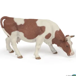 Figurine Vache Simmental Broutant - Papo