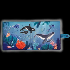 Grand livre tissu d'activités Les aventures de Paulie - Moulin Roty