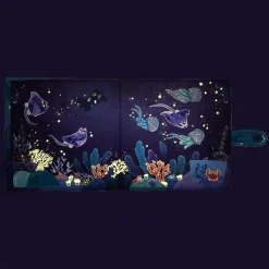 Grand livre tissu d'activités Les aventures de Paulie - Moulin Roty