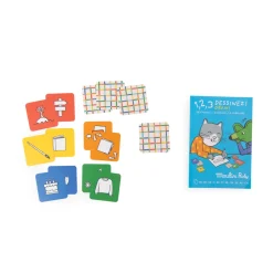 Jeu 1, 2, 3 Dessinez ! Les Loufoques - Moulin Roty