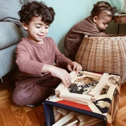 Jeu de construction Baril 200 planchettes en bois - Kapla