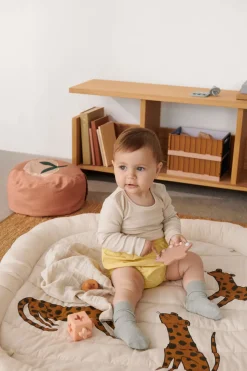 Jouet coquillage pop it en silicone Anne pop toy rose pâle - Liewood