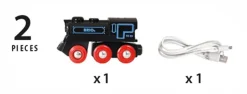 Locomotive rechargeable avec mini câble Brio