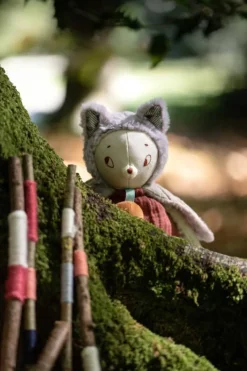 Peluche chat Giboulée Après la pluie - Moulin Roty