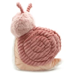 Peluche Escargot rose maman bébé Ptipotos - Les Déglingos