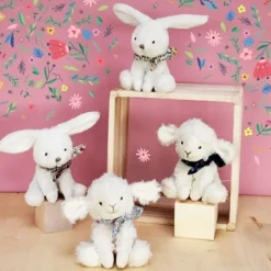 Peluche Lapin chouchou 12 cm - Doudou et compagnie