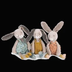 Peluche Lapin ocre Trois petits lapins - Moulin Roty