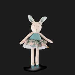 Petite peluche lapin bleu La petite école de danse - Moulin Roty