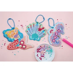 3 Porte-clefs à diamanter Magic ocean - Janod