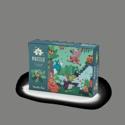 Puzzle phosphorescent La cascade 24 pcs Dans la jungle - Moulin Roty
