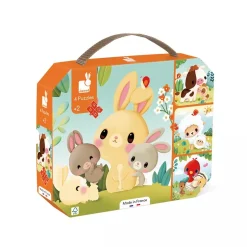 Puzzle évolutif Animaux de la ferme - Janod