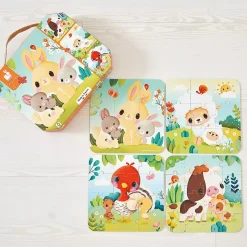 Puzzle évolutif Animaux de la ferme - Janod