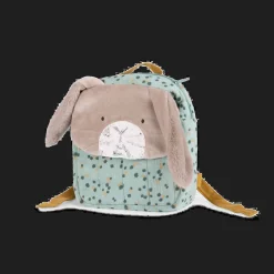 Sac à dos personnalisé Lapin sauge Trois petits lapins - Moulin Roty