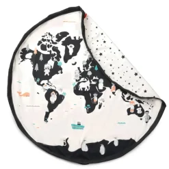 Sac à jouets et tapis de jeux 2 en 1 Worldmap - Play and Go