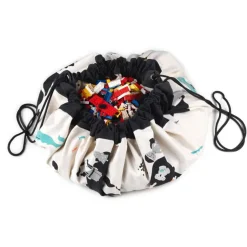 Sac à jouets et tapis de jeux 2 en 1 Worldmap - Play and Go