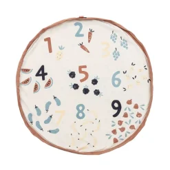 Sac à jouets et tapis de jeux 2 en 1 Veggie et chiffres - Play and Go