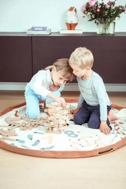 Sac à jouets et tapis de jeux 2 en 1 Veggie et chiffres - Play and Go