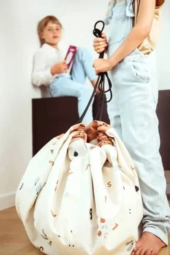 Sac à jouets et tapis de jeux 2 en 1 Veggie et chiffres - Play and Go