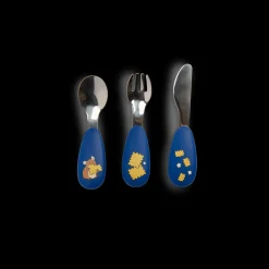 Set couverts silicone Puce & Pilou - Moulin Roty