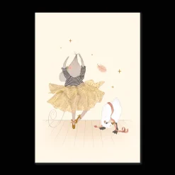 Set de 3 affiches La petite école de danse - Moulin Roty