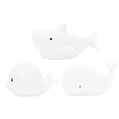 Set de 3 lampes de bain requin dauphin baleine - Rabbit and Friends