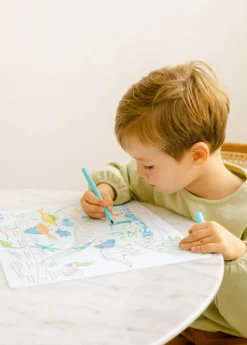 Set en silicone à colorier l'ere des dinosaures - SuperPetit