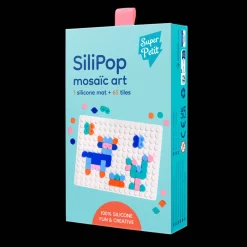 Silipop mosaïques à clipser blanc - Superpetit