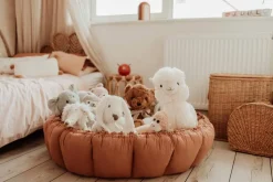 Tapis de jeu à bords relevables 2 en 1 Bloom marron - Play and Go