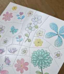 Tatouages pailletés enfant Belle des champs - Djeco